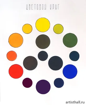 Цветовой круг профессиональный, 23 см, матовый - купить с доставкой по  выгодным ценам в интернет-магазине OZON (260122464)