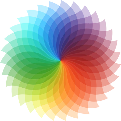 Цветовой круг \"Сонет\", 16 см оклееный этикеткой