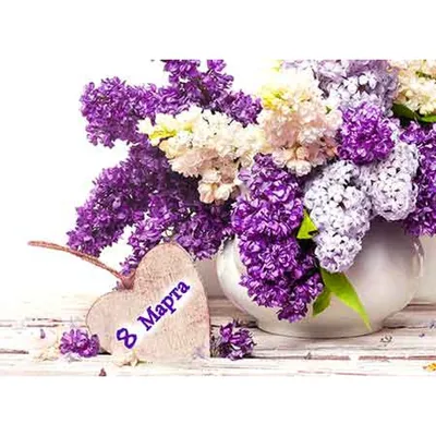Вафельная картинка 8 марта цветы ᐈ Купить в Киеве | ZaPodarkom