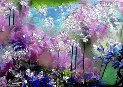 Symphony of flowers Paintings by Olha Darchuk - Artist.com
