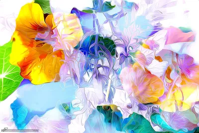 Абстрактный фон с цветами | Abstract flowers background » Векторные  клипарты, текстурные фоны, бекграунды, AI, EPS, SVG