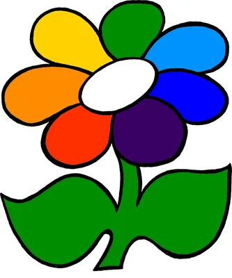 Рисунки цветов для детей цветные (48 фото)
