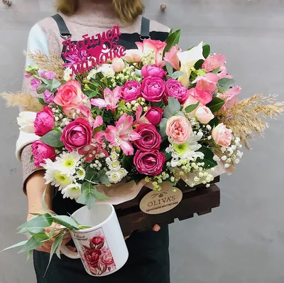 Купить Пионовидная роза \" Букет для мамы!\" с доставкой в Чехове, Подольске,  Серпухове