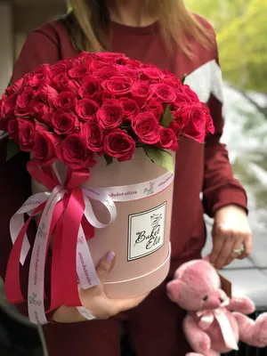 Купить Букет с игрушкой \"Розы для любимой!\" с доставкой в Чехове,  Подольске, Серпухове