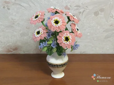 брошь из бисера цветок букет цветов №866473 - купить в Украине на Crafta.ua