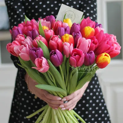 БУКЕТ \"31 тюльпан\" • MoreRoz.By Свежие цветы - низкие цены!