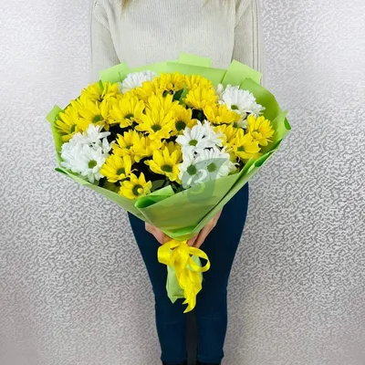 Цветок Герберы на клипсе желтого цвета в интернет магазине Украфлора