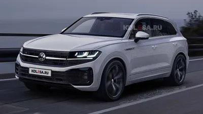 2024 VW Touareg Facelift Accurately Rendered Based On Teasers