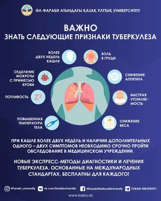Туберкулез: частота, симптомы, лечение