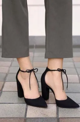 Женские черные туфли на каблуке И-P2698-4 - купить недорого в интернет  магазине \"OLLA\", Украина.
