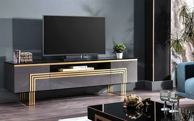 Тумба под TV отделка шпон грецкого ореха размер 180*45*51.8 см от фабрики  MOD INTERIORS Испания - MDI.TV.RD.57 купить | Neopolis Casa