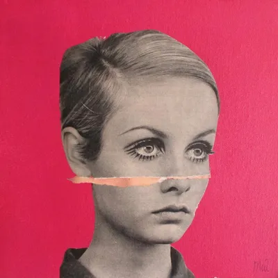 Smiling twiggy print by Celebrity Collection | Posterlounge