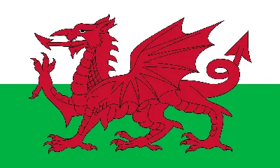 Флаг Уэльса - фотографии для скачивания | Flagistrany.ru