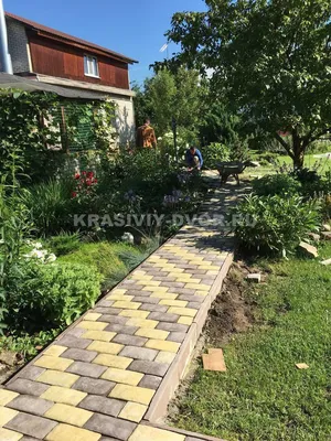 Укладка тротуарной плитки, мощение дорожек | ЛандшафтСити-Урал Екатеринбург