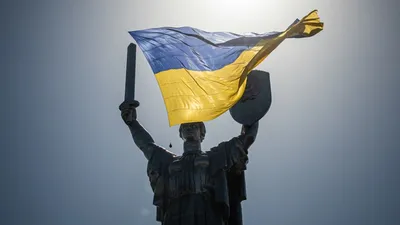 Флаг Украины, Украина, фон Stock Photo | Adobe Stock