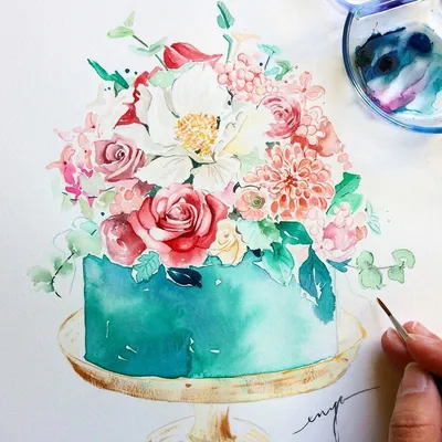 Декор \"Карамельная ваза\" для торта заказать в интернет магазине Balloon