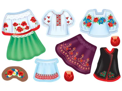 Заняття з українознавства для дітей раннього дошкільного віку \"Українське  вбрання\"