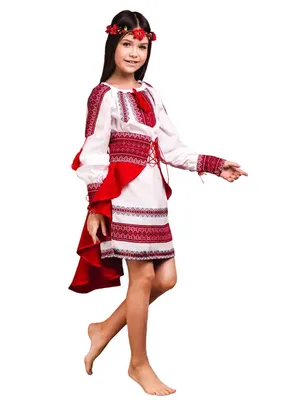 Національний костюм український дитячий, 270251, розміри 3-4 роки, 5-6  років, 7-8 років, 9-10 років, 11-12 років | Порівняти ціни на ELKA.UA