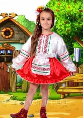 Дитячий український національний костюм \"Україночка\": продаж, ціна у  Харкові. Дитячі карнавальні костюми від \"JUNIOR дитячий одяг\" - 420289919