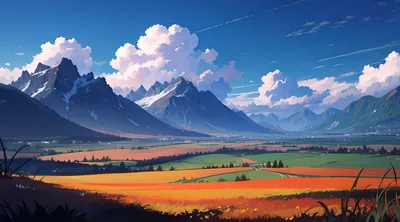 Anime Landscape 4k Ultra HD Wallpaper by Abyss