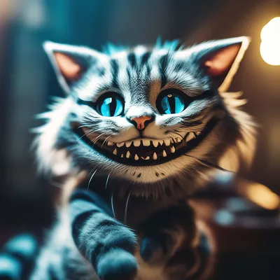Кулон Улыбка Чеширского кота