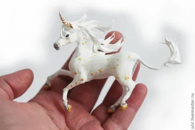 Ёлочная игрушка Glass Fantasy Unicorn With Wings White/Gold 15 cm, Goodwill  | Home Concept