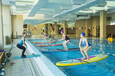 Центр Спорту та Фітнесу \"Уніфехт\" - 💧 Аквааэробика 💧 - это замечательный  комплекс специальных упражнений с использованием специального оборудования,  включающий в себя танцевальные движения, проводимые в воде под ритмичную  музыку. Регулярные занятия