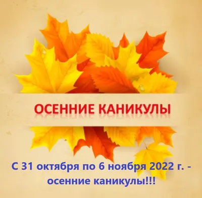 Осенние каникулы \"Ура каникулы!\" - Департамент по образованию Мэрии г.  Кызыла