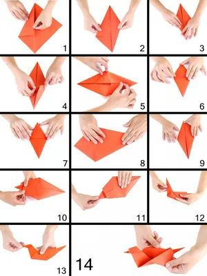 Поделки оригами: 91 фото как создаются оригинальные бумажные вещи | Origami  bird, Paper birds, Origami for beginners