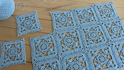 Идеальный КВАДРАТНЫЙ МОТИВ крючком ВЯЗАНИЕ для начинающих СХЕМА квадрата  Crochet Square Lace Motif - YouTube