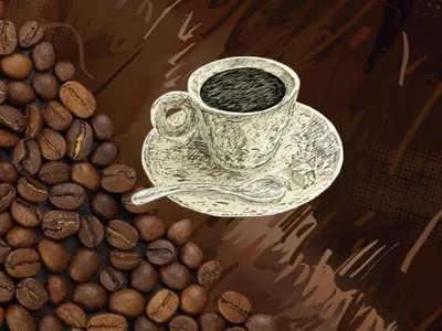 Иллюстрация Утренний кофе | Illustrators.ru