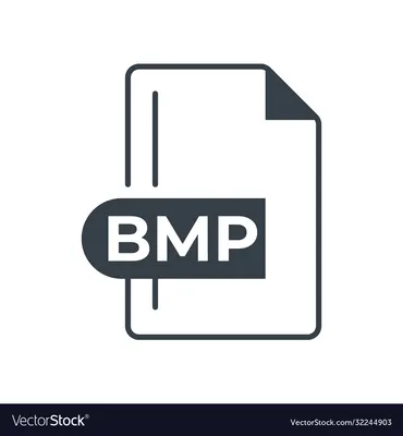 Bmp file format Royalty Free Vector Image - VectorStock