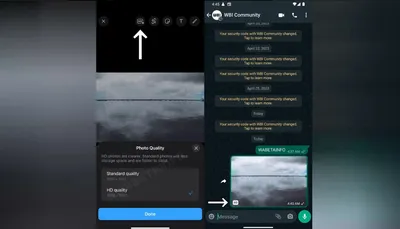 Как отправить фото в хорошем качестве через WhatsApp