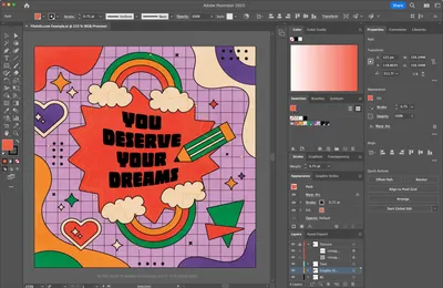 How to merge shapes in illustrator