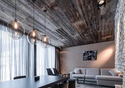 Гостиные в стиле лофт – 135 лучших фото-идей дизайна интерьера зала | Houzz  Россия