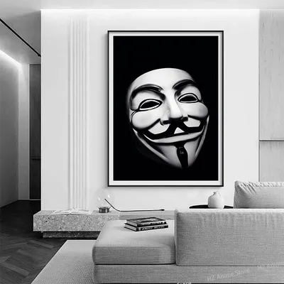 Купить постер (плакат) V for Vendetta на стену для интерьера