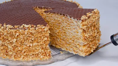 Вафельный торт «Вафельная радость», со вкусом шоколада, 200 г. | AliExpress