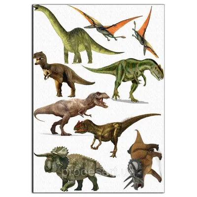 Вафельная картинка \"Динозаврики. Динозавр. Динозаврик-2\" купить в Украине