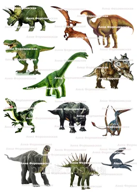 Вафельная картинка для торта Динозавры - купить с доставкой по выгодным  ценам в интернет-магазине OZON (1303699818)