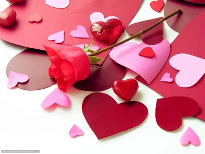 Blocks With Words Happy Valentine's Day And Decorative Hearts. Valentine's  Day Greeting Фотография, картинки, изображения и сток-фотография без  роялти. Image 197380848
