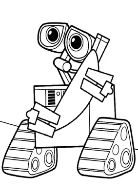 Робот Валли в детстве, маленький, …» — создано в Шедевруме