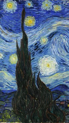 обои звездная ночь, ван гог | Papel de parede de arte, Arte van gogh, Noite  estrelada van gogh
