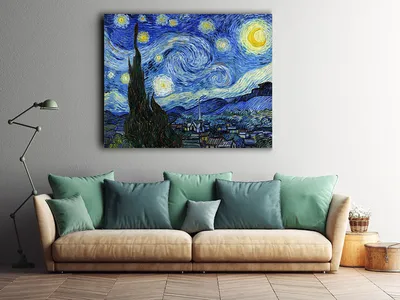 Звездная ночь Ван Гог — 9360606 50х60 см / Купить картину по номерам  Schipper