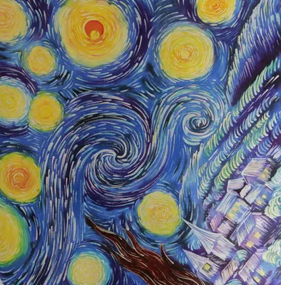 Скетчбук Проф-Пресс My Art. Ван Гог. Звёздная ночь на резинке, А6, 48  листов, 14.7x10.3x1 см - купить в Баку. Цена, обзор, отзывы, продажа