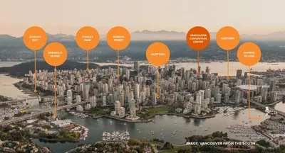 Notable and walkable landmarks in Vancouver BC