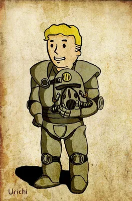 Fallout 4 | Vault Boy Power Armor | Graffiti characters, Fallout 4 vault boy,  Old cartoons