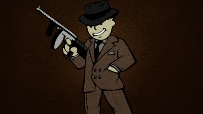 Картинки Fallout Автоматы vault boy Шляпа компьютерная игра костюма