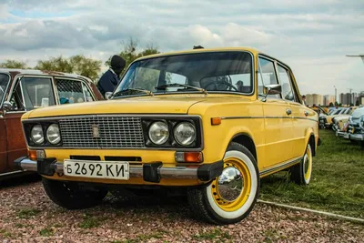 VAZ-2106 - a classic of the Russian automotive industry participating in  the tuning competition Stock Photo | Adobe Stock