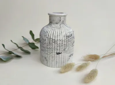 Интерьерная ваза из гипса для сухоцветов в магазине «Ого! Огонь» на  Ламбада-маркете