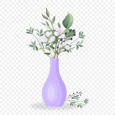 ваза для цветов на прозрачном фоне вектор PNG , цветок, цветок иллюстрация,  цветочные вазы PNG картинки и пнг рисунок для бесплатной загрузки